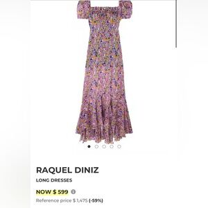 Elegant Purple Floral Maxi Dress